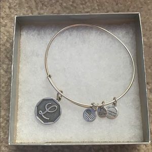 The letter L alex and ani bracelet